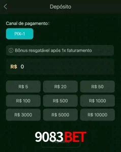 deposits 9083BET